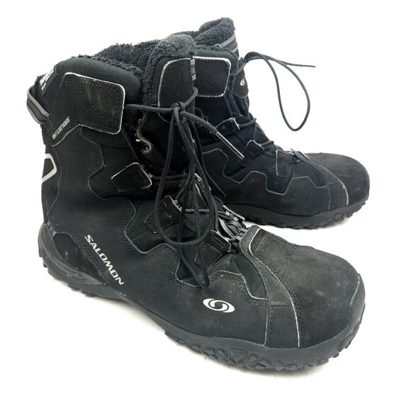 Salomon Snowtrip Black Thinsulate 200 Gram Waterproof Boots Mens Size 14 main image 7